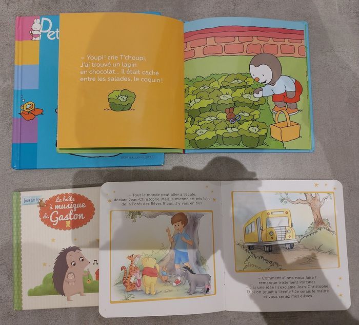 Lot livres CHOUPI PETIT LAPIN BLANC DISNEY - photo numéro 2