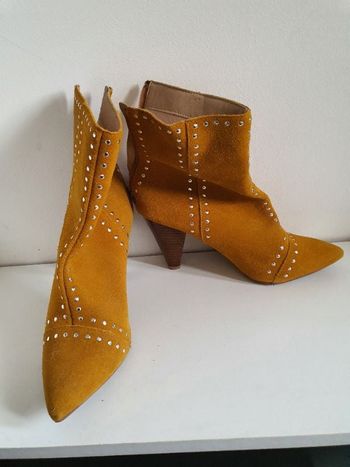 Bottines moutarde
