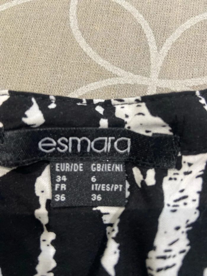 Blouse débardeur esmara noire et blanche - photo numéro 3