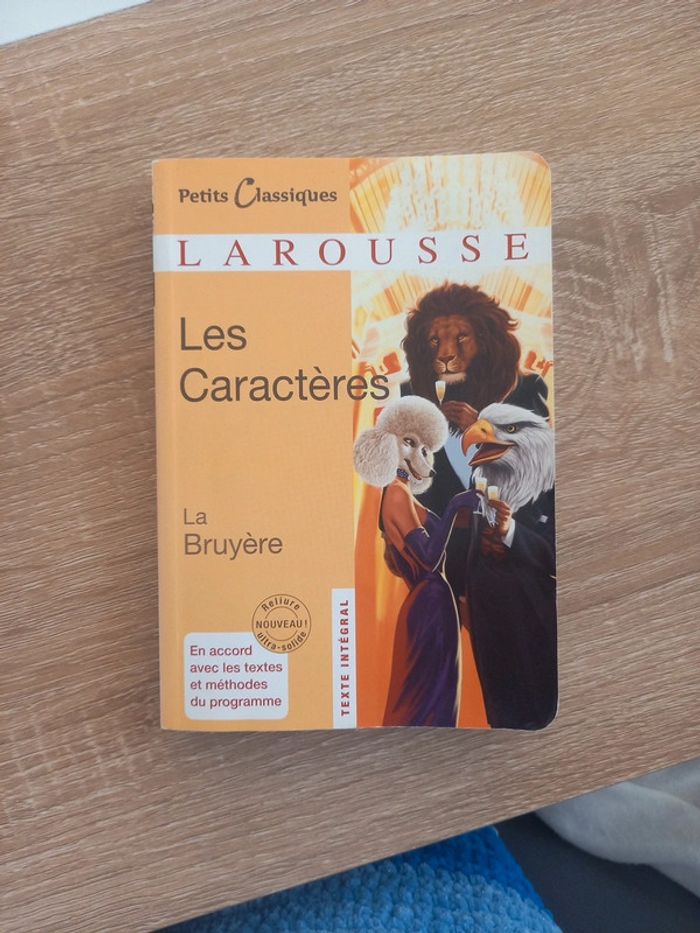 Livre "les caractères" de la bruyère