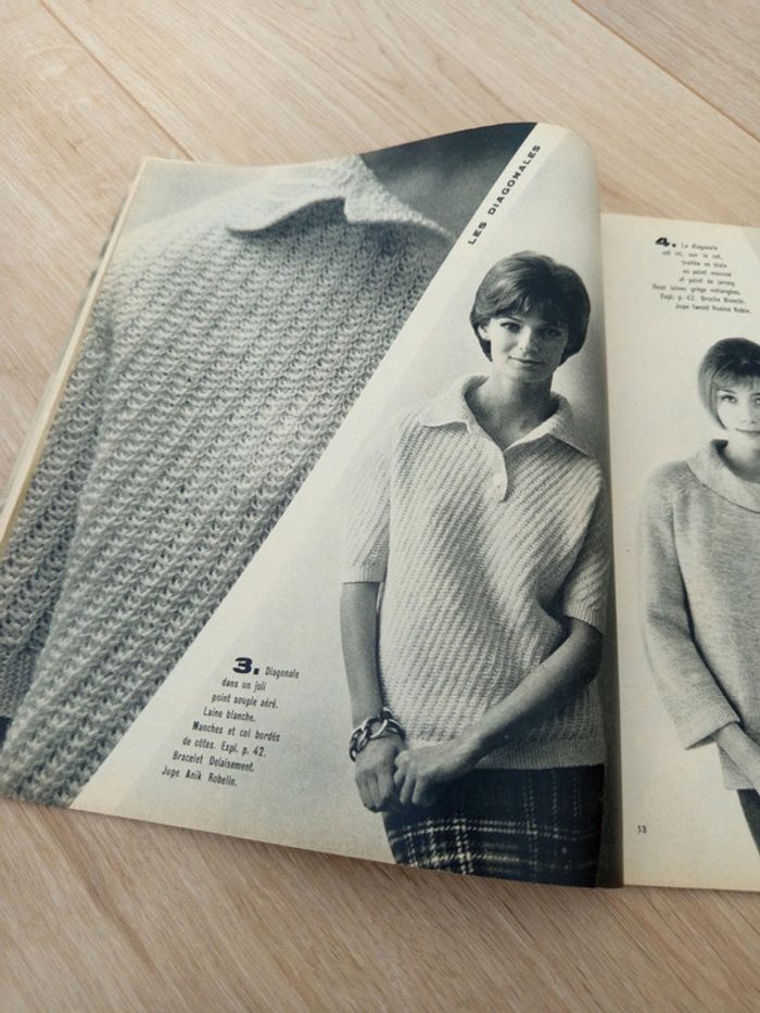 Magazine tricot spécial JM 1961 vintage - photo numéro 4