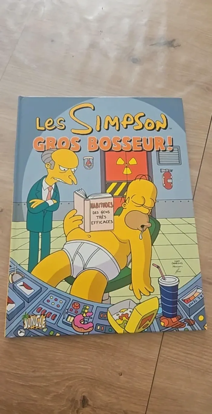 Bd les Simpson gros bosseur
