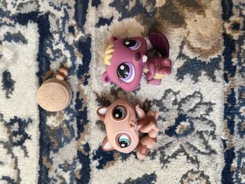 Duo Littlest Petshop Raton-Laveur 1409 et Castor 1410