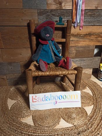 Peluche le Chat botté Moulin roty tbe