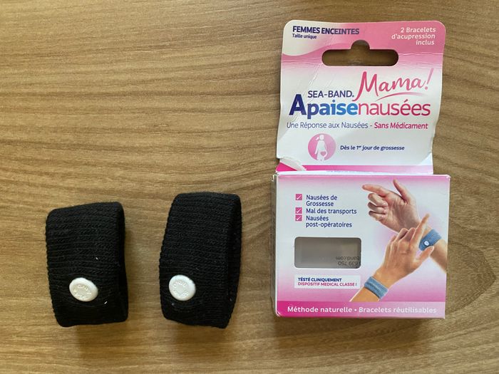 Bracelets anti-nausées - Version Mama (Femmes enceintes)