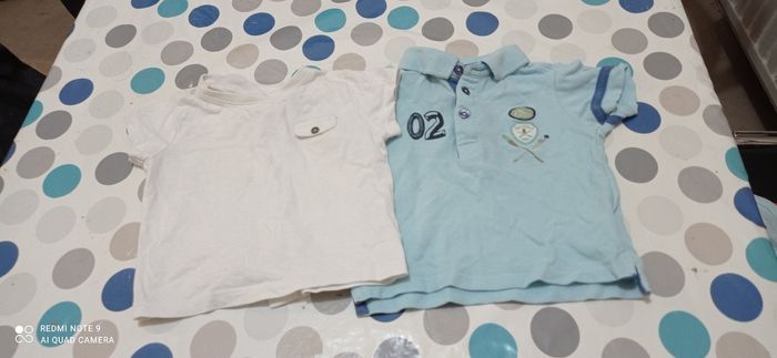 Tee shirt et polo manches courtes garçon 6 mois