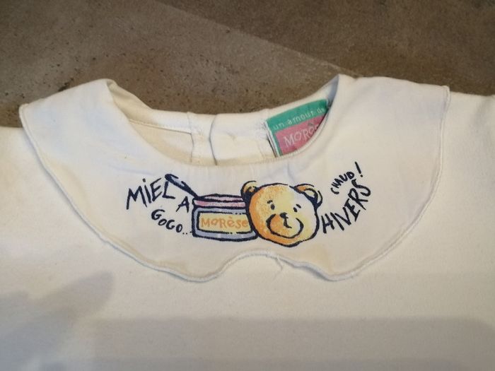 T shirt manches longues blanc 1 an Marese - photo numéro 2