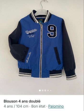 Blouson 4 ans 