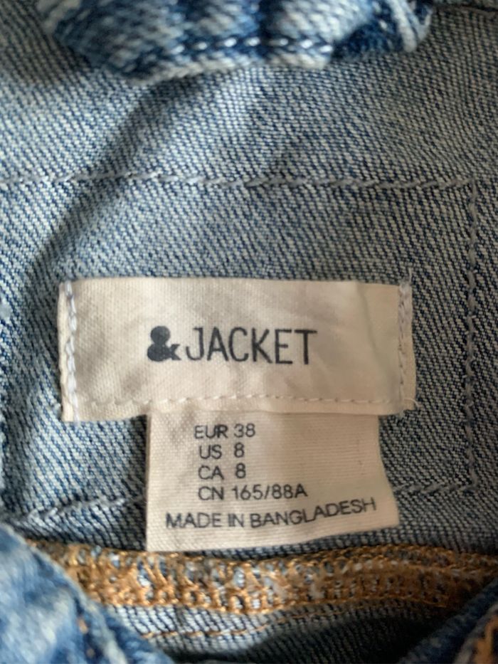 veste en jean taille 38 - photo numéro 3
