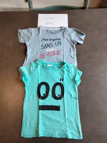 Lot tee-shirts rigolos