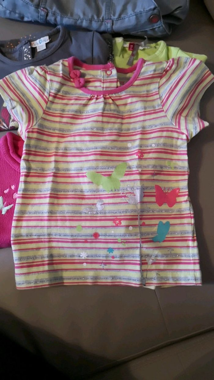 Lot 6 pièces 18 mois + lot 5 pièces 12 mois theme papillon - photo numéro 10