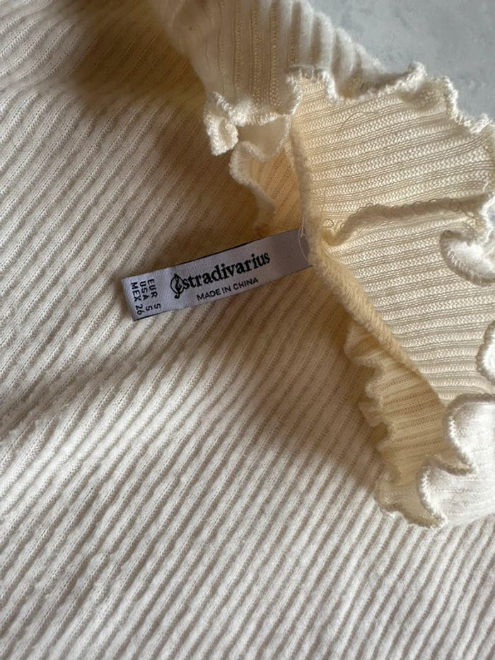 Pull crème stradivarius - photo numéro 3