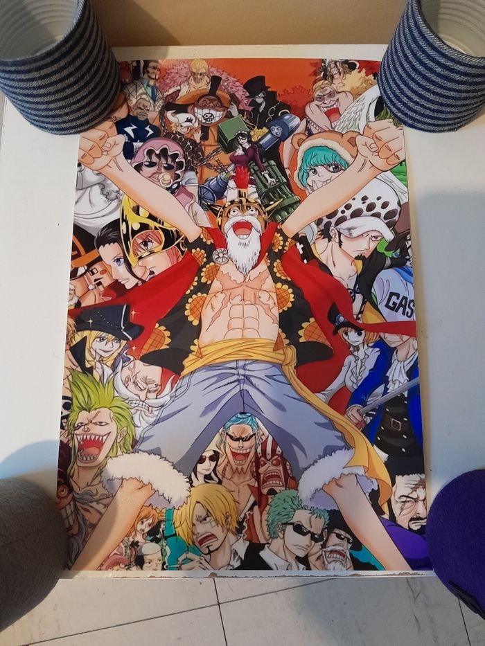 Affiche One piece 25cm sur 37cm.  Neuf