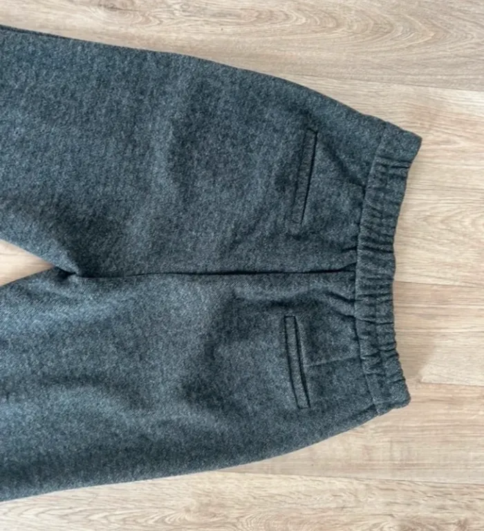 The korner pantalon d’hiver gris en laine, taille 40 - photo numéro 5