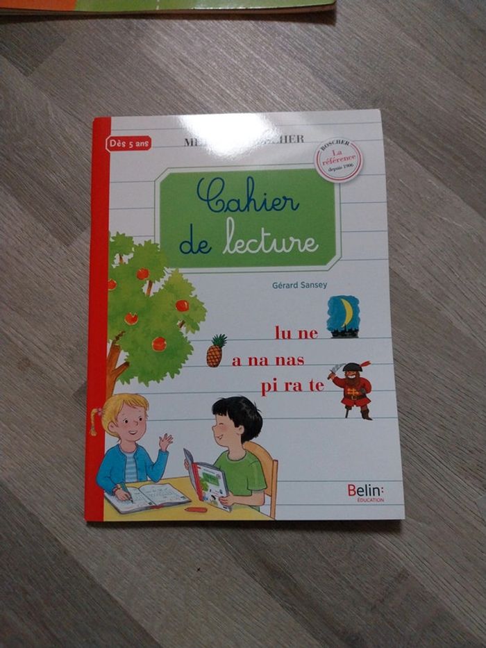 Cahier de lecture neuf boscher
