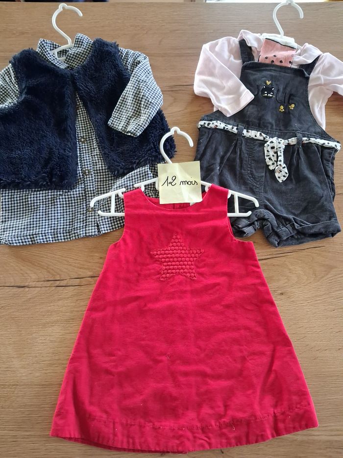 Ensemble fille 12 mois