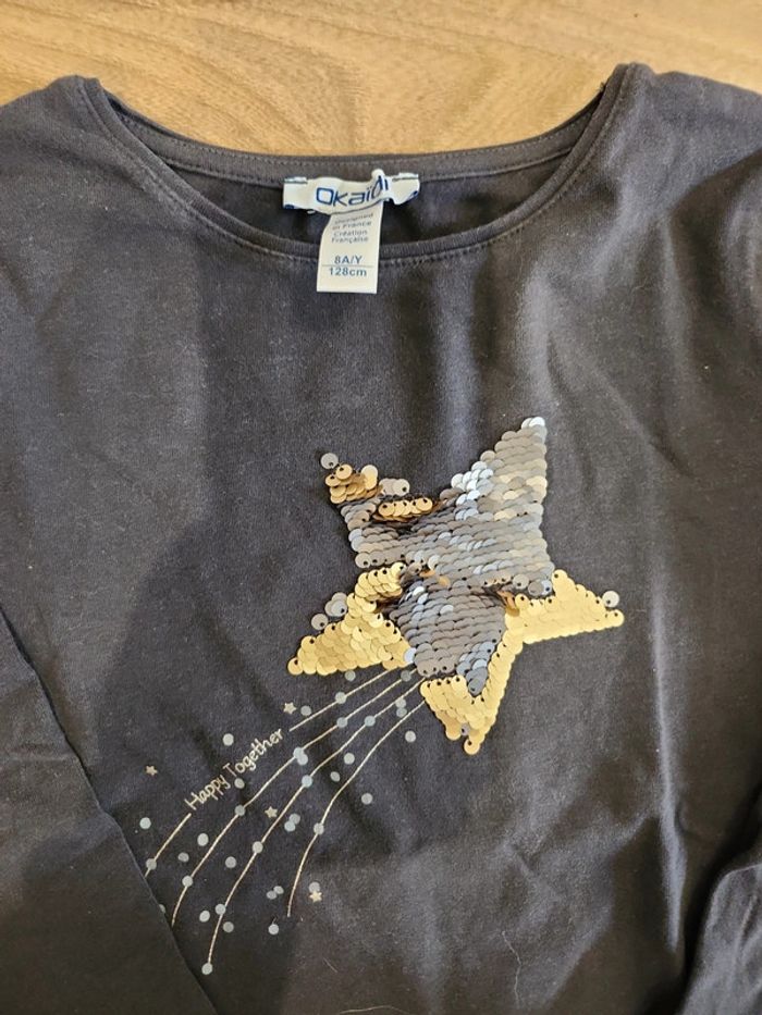 Tee shirt 8 ans okaïdi - photo numéro 2
