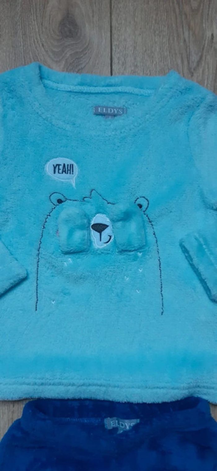 Pyjama "eldys" en pilou pilou Tout doux 4 ans neuf jamais porté - photo numéro 3