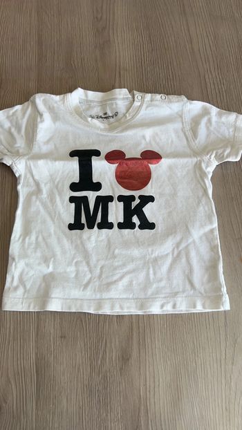 Tee shirt Disneyland Paris en 12 mois