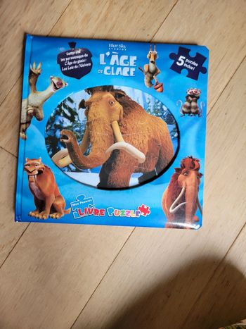 Livre puzzle l age de glace