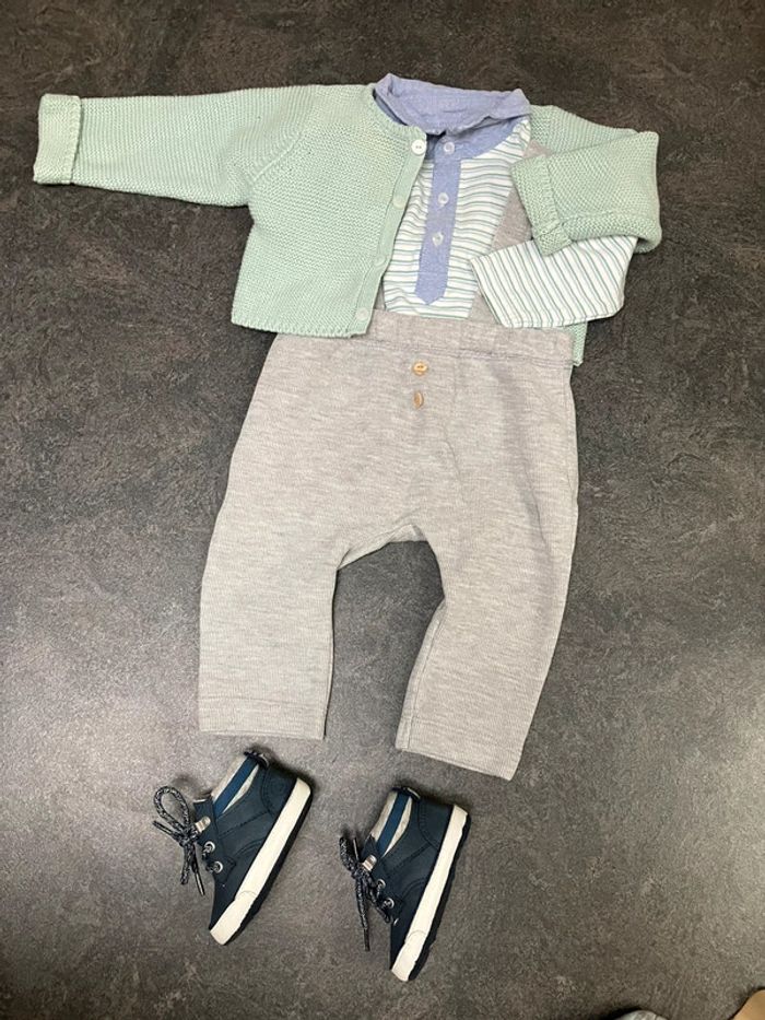 Ensemble 3 pièces garçon 6/9mois