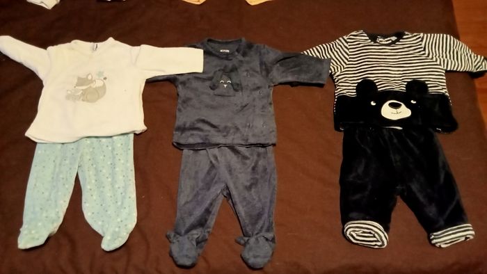 Lot vêtements été garçon 1 mois