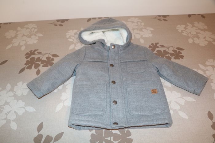 Manteau doublé gris