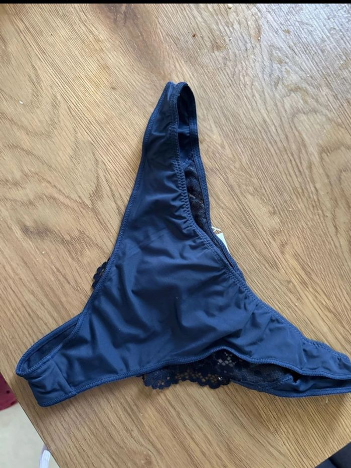 Tanga bleu billet doux 34/36 - photo numéro 2