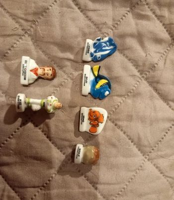 Lot 6 fèves Disney-Pixar