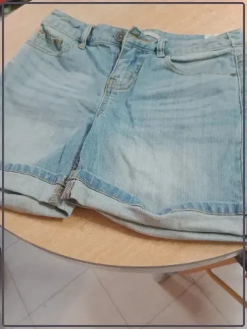 Short en jean femme
