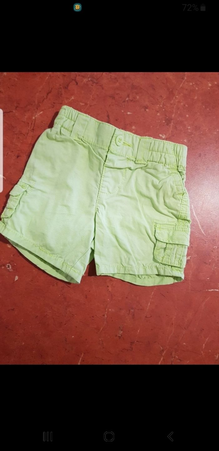 Short bébé taille 6 mois