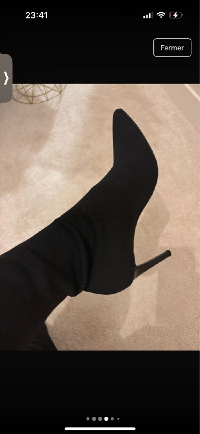 Bottes cuissardes talon aiguilles - photo numéro 2