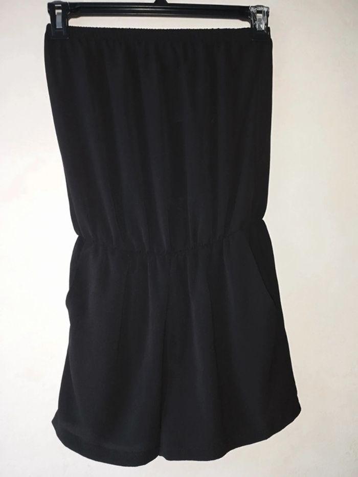 Combishort épaules dénudées noir - photo numéro 3