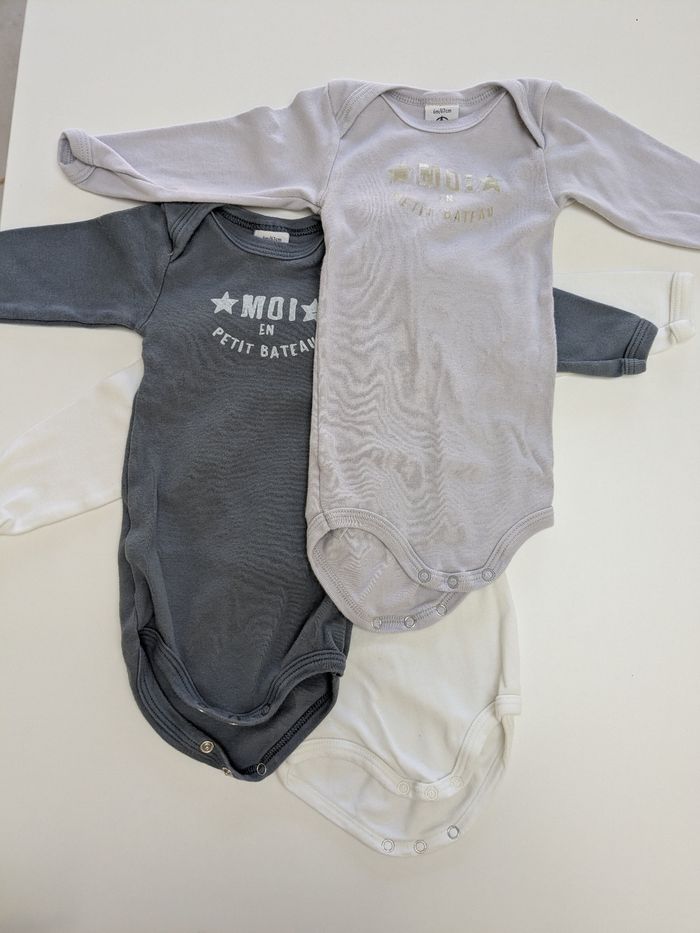 Lot 3 body Petit Bateau - photo numéro 3
