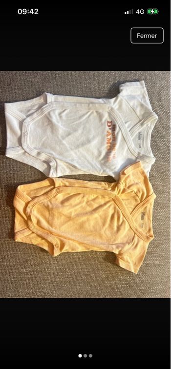 Lot de 2 bodies Bébé