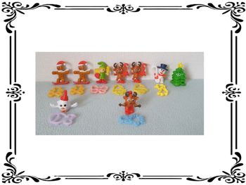 Figurines Noël Kinder.