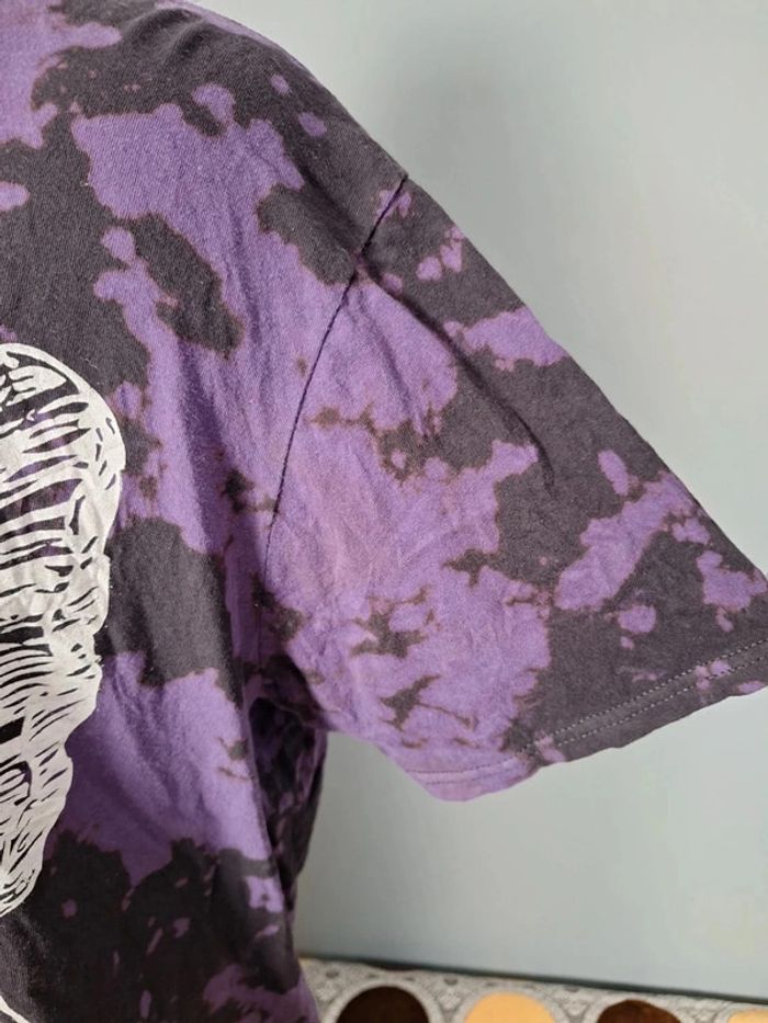 t shirt tie dye violet homme taille XL floqué (392) - photo numéro 4