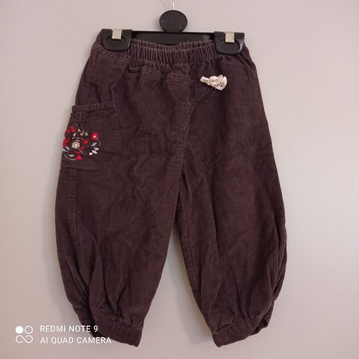 Pantalon velours marron 2ans