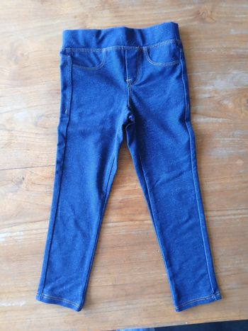 Jegging bleu 
