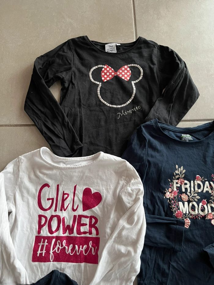 Lot tee-shirts manches longues petite fille - photo numéro 4