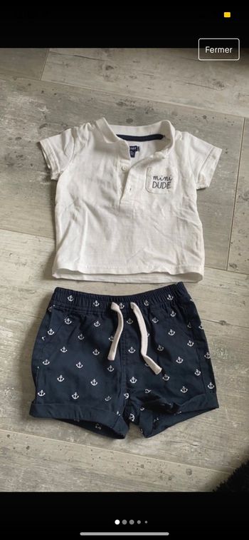 Ensemble polo + short