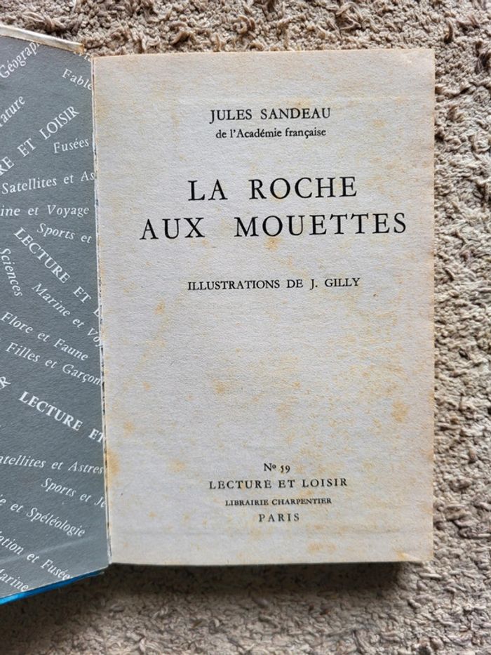 La Roche aux Mouettes - Livre ancien 1963 - photo numéro 5