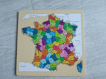 Puzzle carte de France