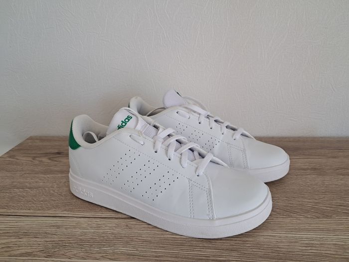 Adidas advantage blanc/vert - photo numéro 1