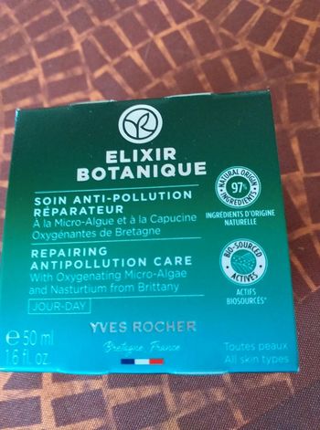 Soin Anti-Pollution Réparateur Jour 50ml yves rocher