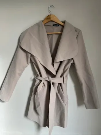 Manteau beige boohoo
