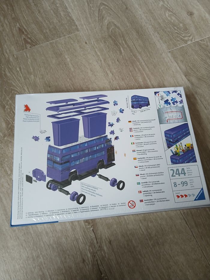 Jouet puzzle 3d Harry Potter bus - photo numéro 5