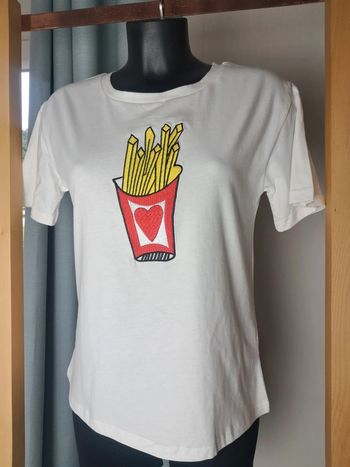 Lili Sidonie de Molly Bracken tee-shirt été paquet de frites T.34/36 neuf