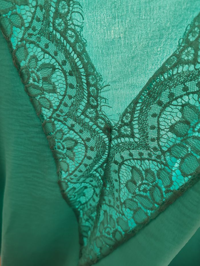 Robe/tunique vert d'eau taille unique - photo numéro 3