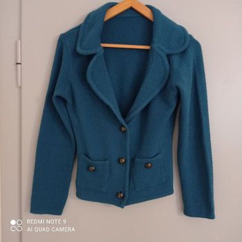 Veste bleu canard t38